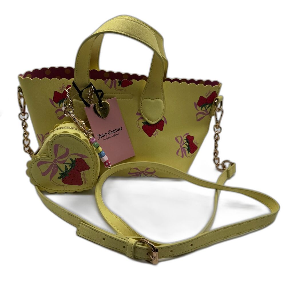 Juicy Couture Sweet Strawberry Mini Tote Bag